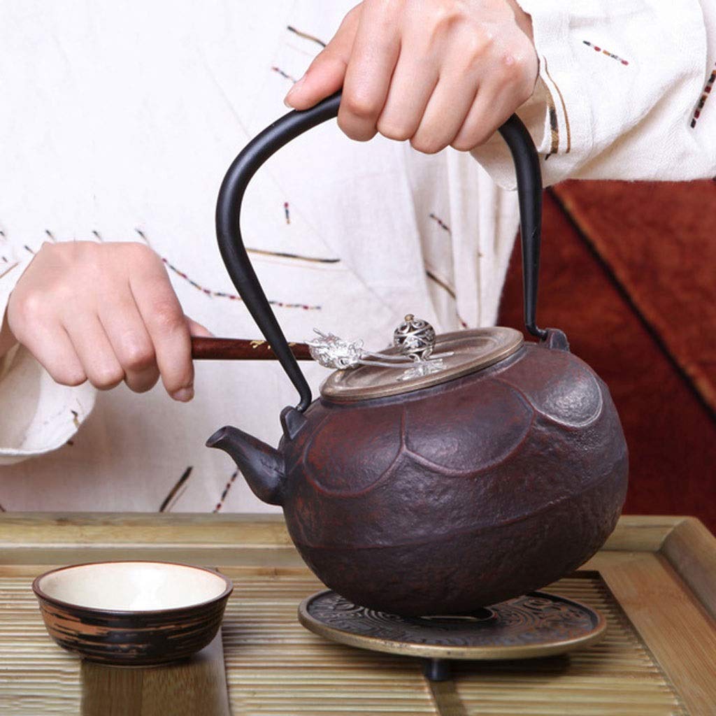 鋳鉄製 和風茶釜 Amazon.co.jp: 鋳鉄製ティーポット和風鉄瓶茶釜1.2L : ホーム＆キッチン