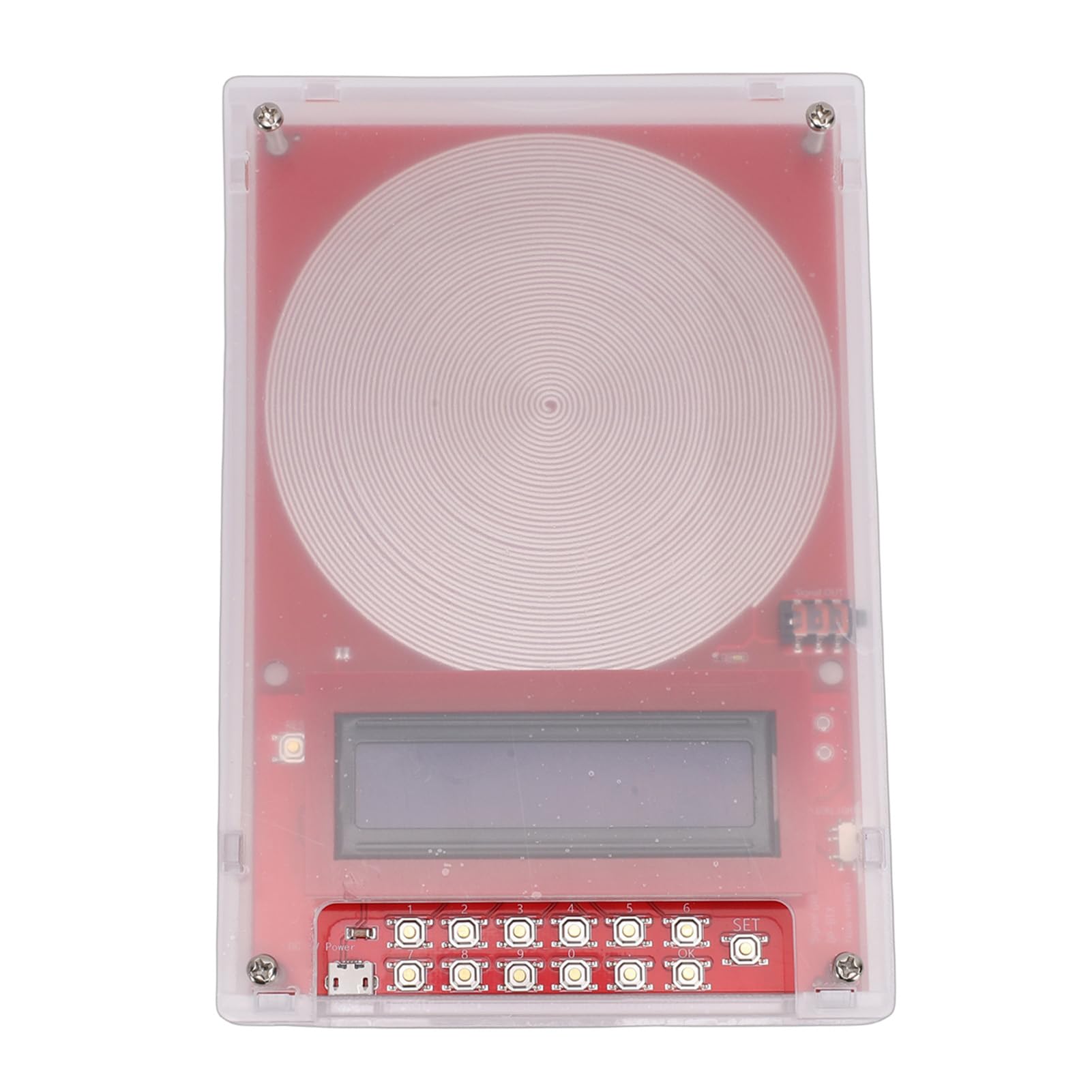 Goshyda 7,83 Hz Frequenzgenerator 0,01 Hz-100000, Einstellbarer Ultra-Niederfrequenz-Impulsgenerator mit LCD-Display, Sinuswellen-Resonanzgenerator, Tragbarer Digitaler Signalgenerator für