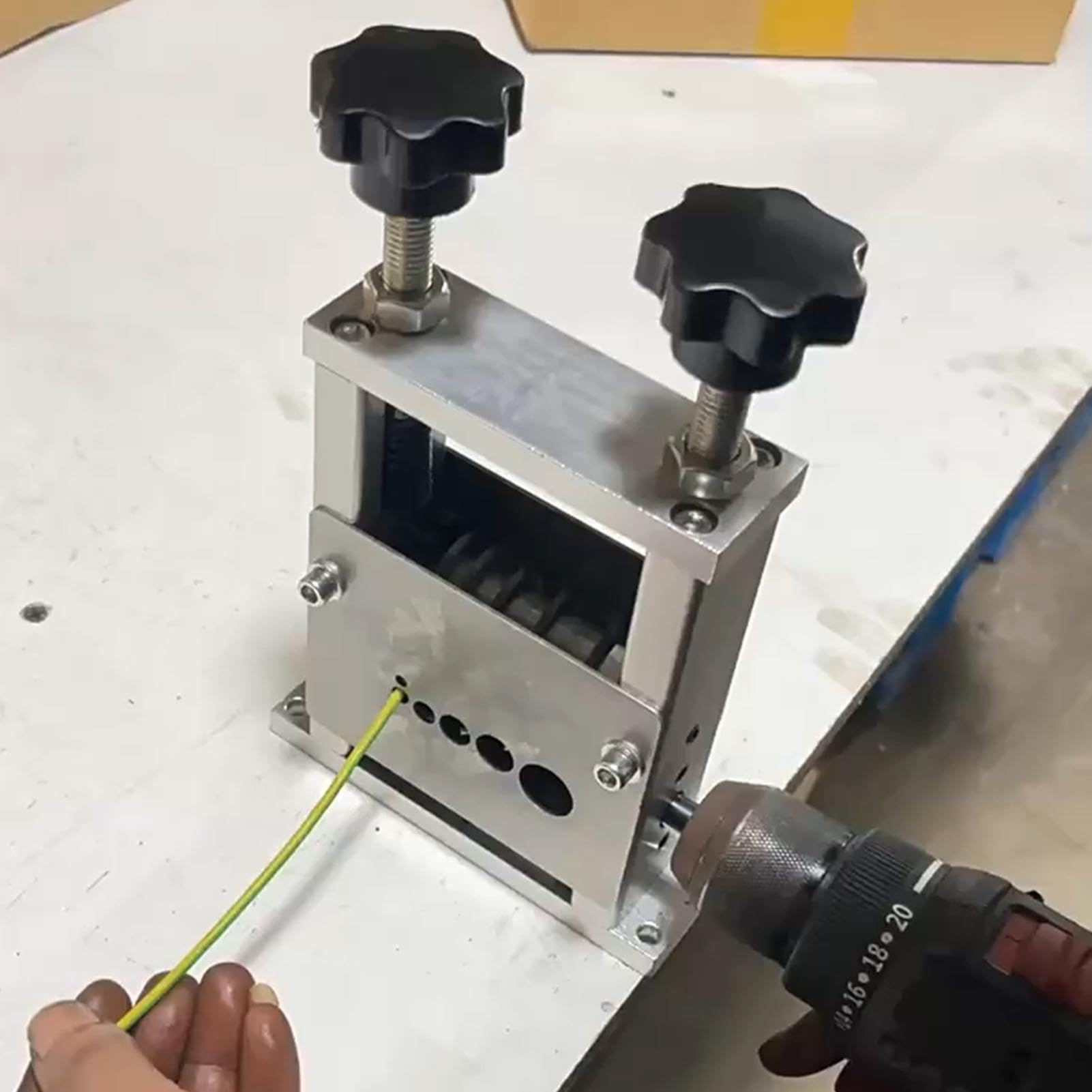 Pelacables | Equipo eléctrico de corte de precisión,Herramienta pelacables con accionamiento de perforación - Para instalación de cables industriales, mantenimiento de proyectos de bricolaje