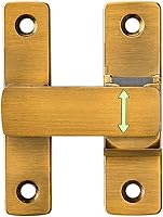 Vista 7 de Cerradura de puerta de granero de 90/180°, cierre abatible de aleación de zinc para pestillos de seguridad para puertas de granero, ventanas