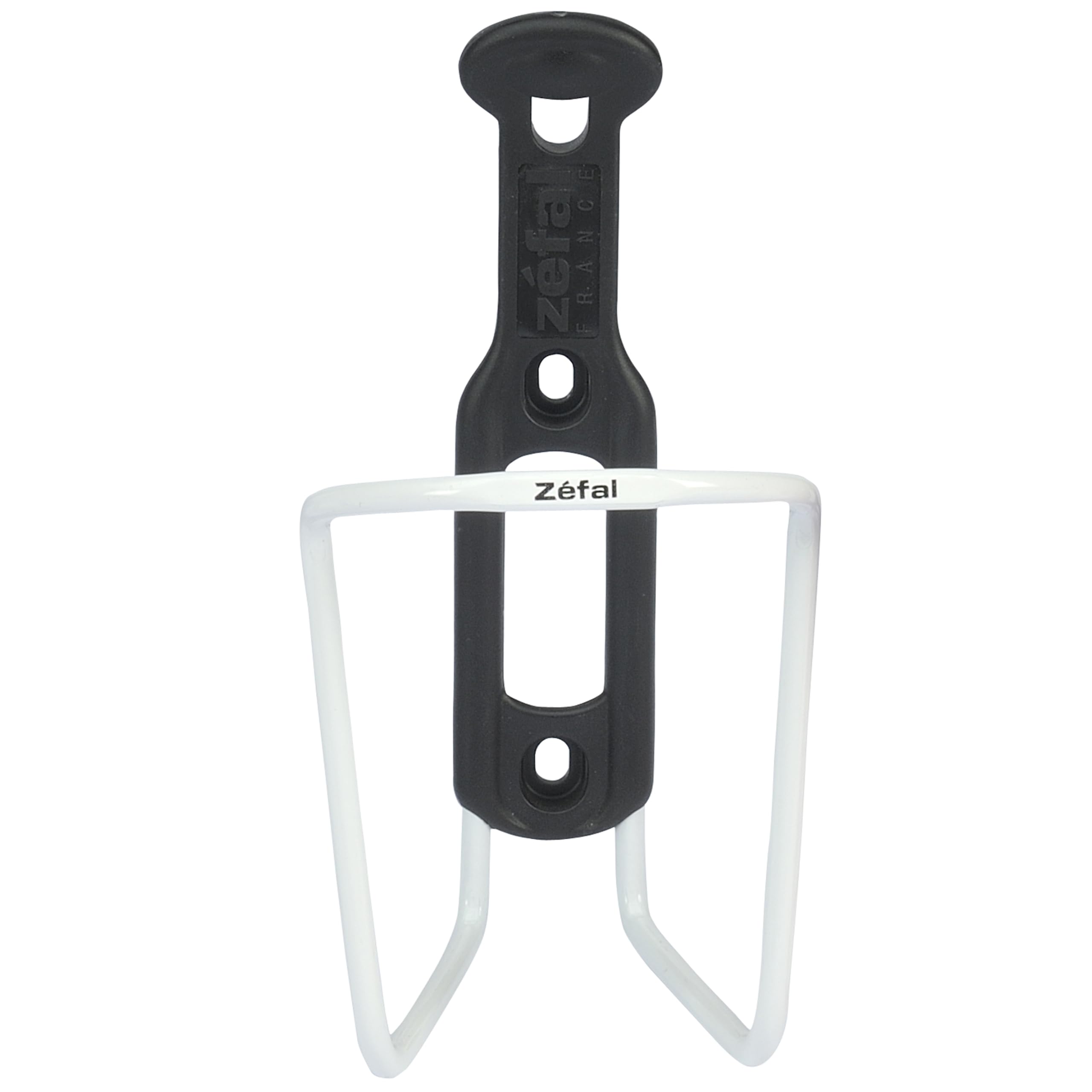 Zefal Aluplast 124 Aluminium Bicycle Water Bottle Cage, Universal, White, 1 Pack