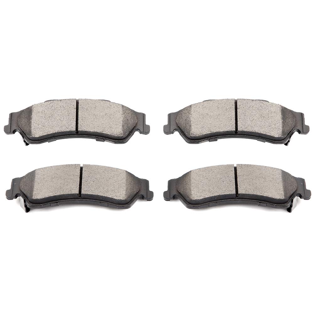 cciyu D729 Ceramic Rear Brake Pad Set Fit For 97-05 For Chevrolet Blazer,98-04 For Chevrolet S10,97-05 For GMC Jimmy,98-04 For GMC Sonoma,98-00 For Isuzu Hombre,97-01 For Oldsmobile Bravada