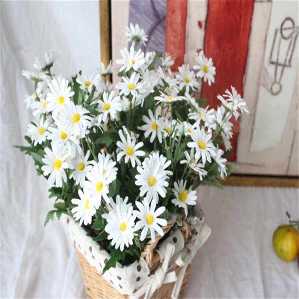 Marguerite artificielle mariage fleur de simulation 9 têtes fausse fleur décorative noce