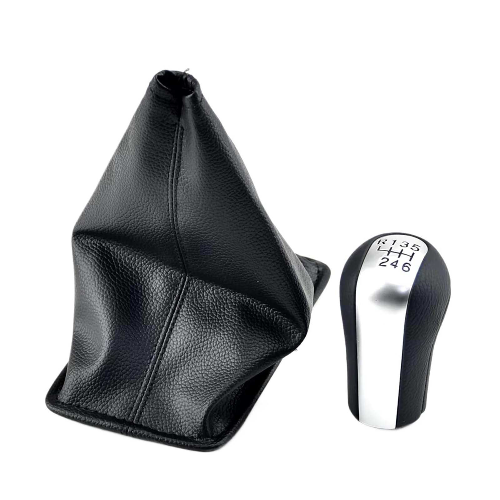 Bxbdekqgl B-Dust-Proof 6Speed Gear Shift Knob For Toyota For Corolla For Yaris Vitz For Avensis For Rav4 For Verso For Aygo 5/6 Speed Manual Gear Shift Knob Pu Gaiter Boot(B-Dust-Proof 6Speed)
