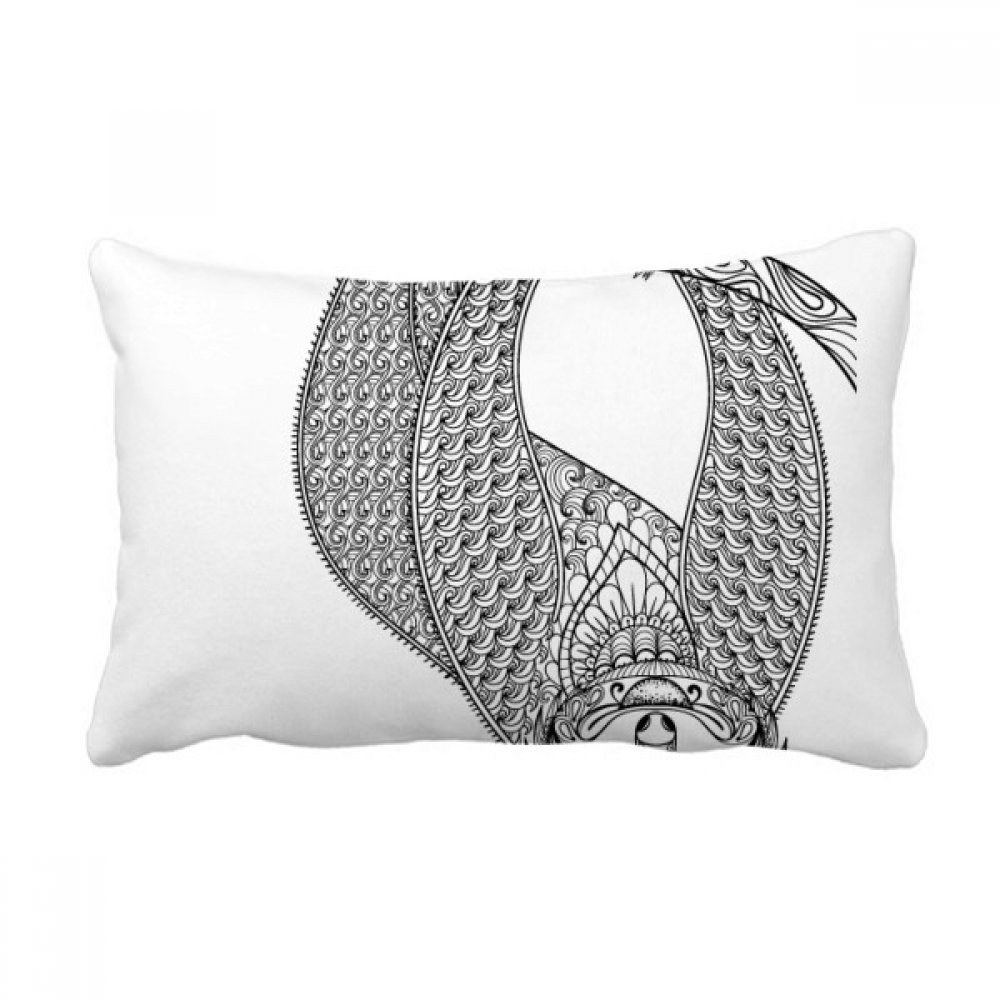 Coussin lombaire graisses animales 16x24 pour soulager le dos sur le canapé