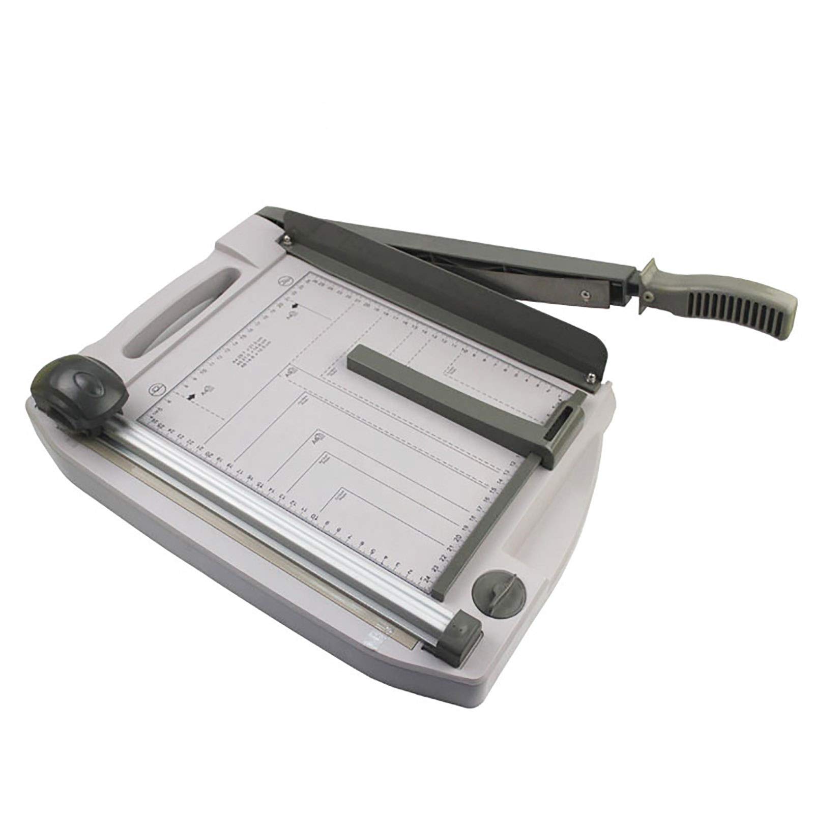 Papierschneidemaschine A4, Multifunktionaler Papierschneider, Guillotine-Schneider, Papierschneider, Fotoschneider, Handy-Filmschneider, Praktisch, Schnell (Grau, Einheitsgröße) (Grau, Einheitsgröße)