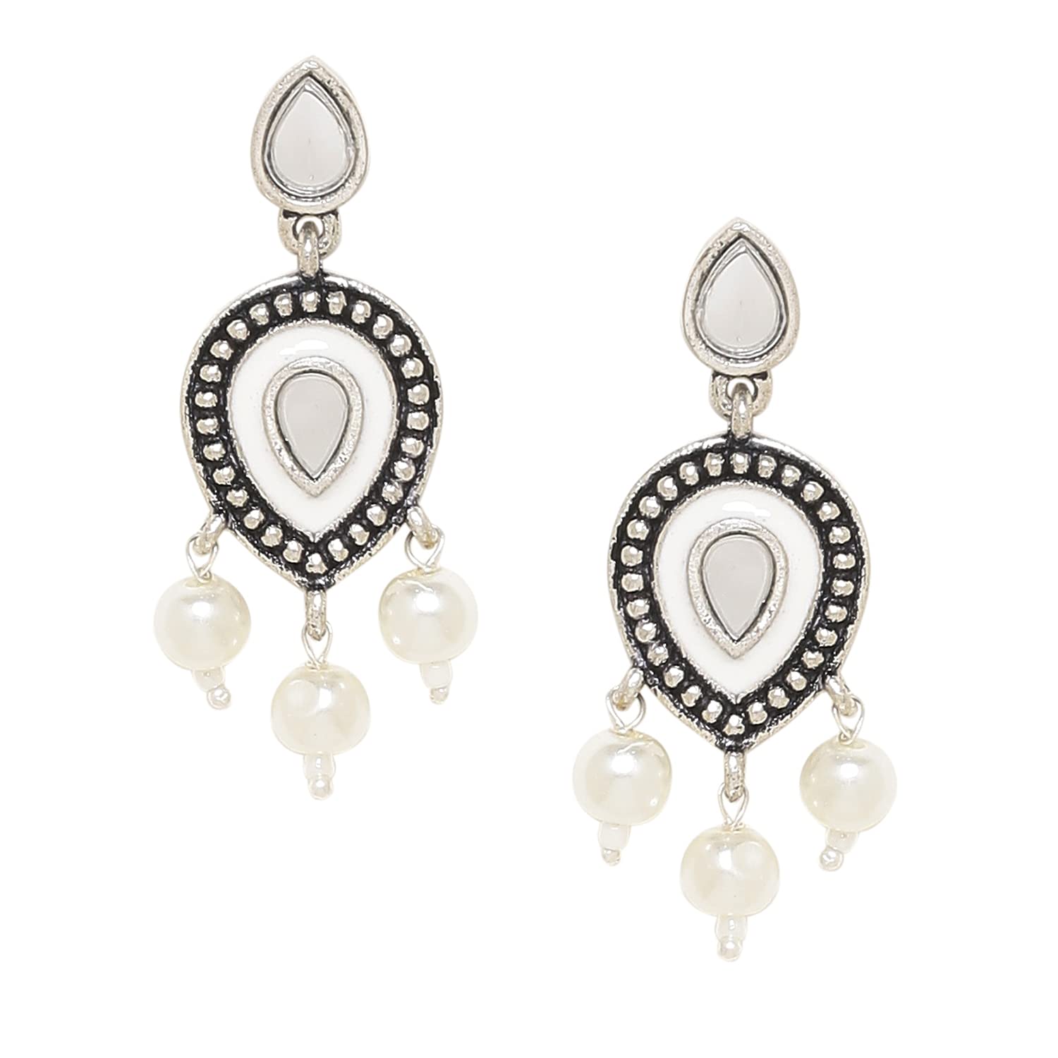Voylla Amaira Leaf Drop Earrings for Women and Girls (B08KY9R4QV) Amazon Price History, Amazon Price Tracker