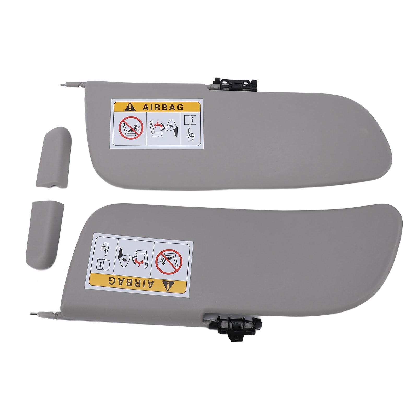 Generic Pasuje do Zestawu Zamiennego Osłony Przeciwsłonecznej do Citroena C3 II SC 2009-2016, Stylowa Osłona Przeciwsłoneczna, Funkcja Przeciwodblaskowa, Trwałe Tworzywo Sztuczne, 2 Sztuki