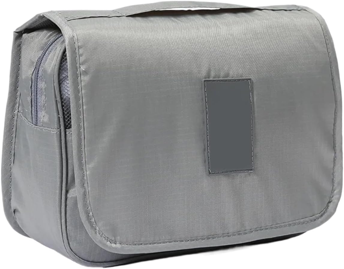Waterproof Hanging Travel Cosmetic Bag Bathroom Hook Toiletry Storage Organizer Pouch for Women(Blue)