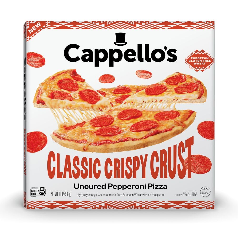 Cappello's Classic Crispy Crust Uncured Pepperoni Pizza, Gluten