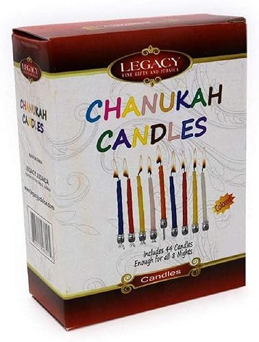 Velas de Janucá, 44 por caja, hecho en Israel