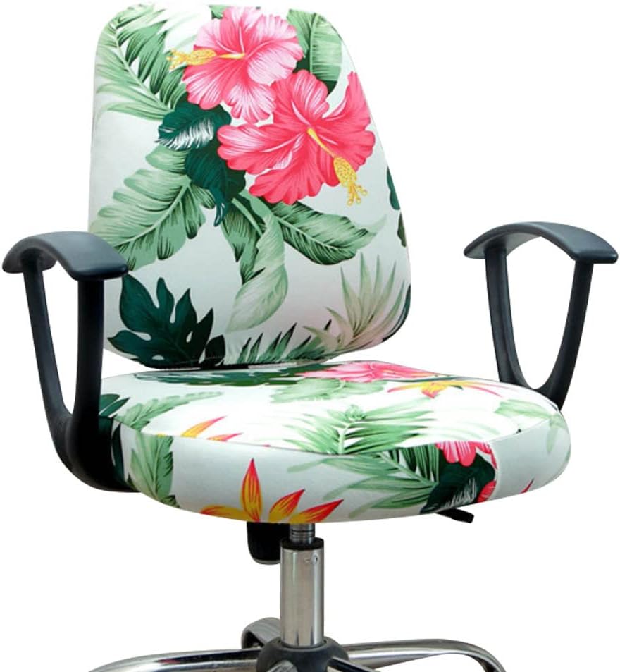 VIOKKO Print Office Chair Cover Computer Chair Seat Cover : Office Products