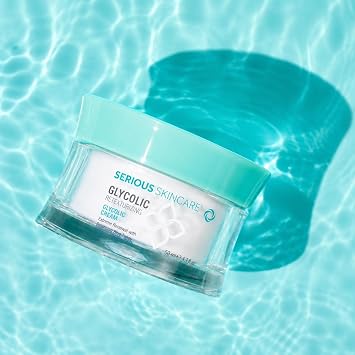 Serious Skincare Glycolic Acid Serum & Face Moisturizer Cream Skin Renewal Set