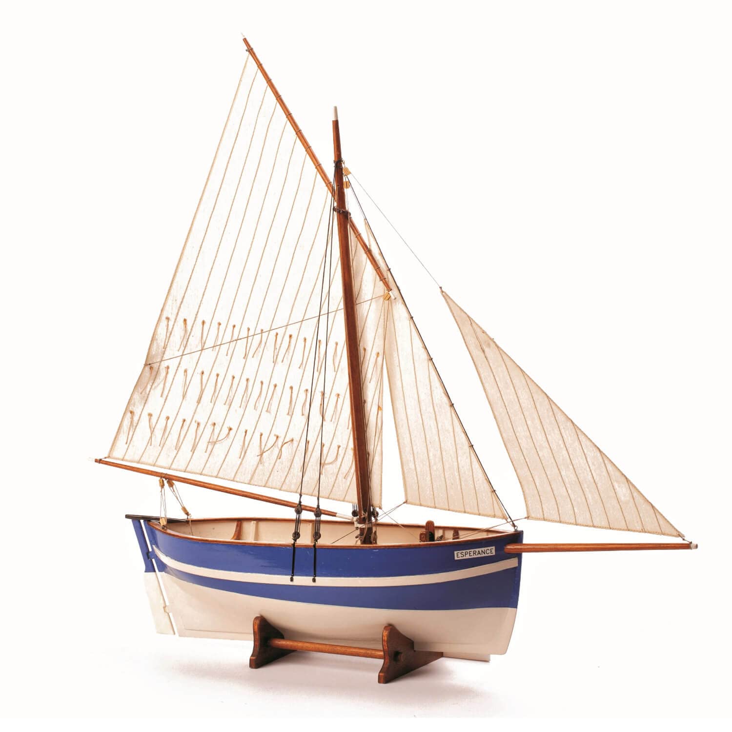 Billing Boats Maquette Bateau en Bois: Espérance 1:30 Scale Model Boat Kit, Brown, Classic, Nautical, Historical Boat, All Seasons, 42cm x 45cm x 11cm, Non-Foldable, Teen, Adult