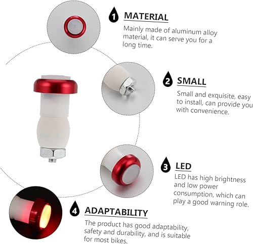 Miniatura 9 de Luces de manillar para bicicleta, luz de giro LED, luz de giro de seguridad, luz de señal de giro, lámpara indicadora de bicicleta, enchufe de