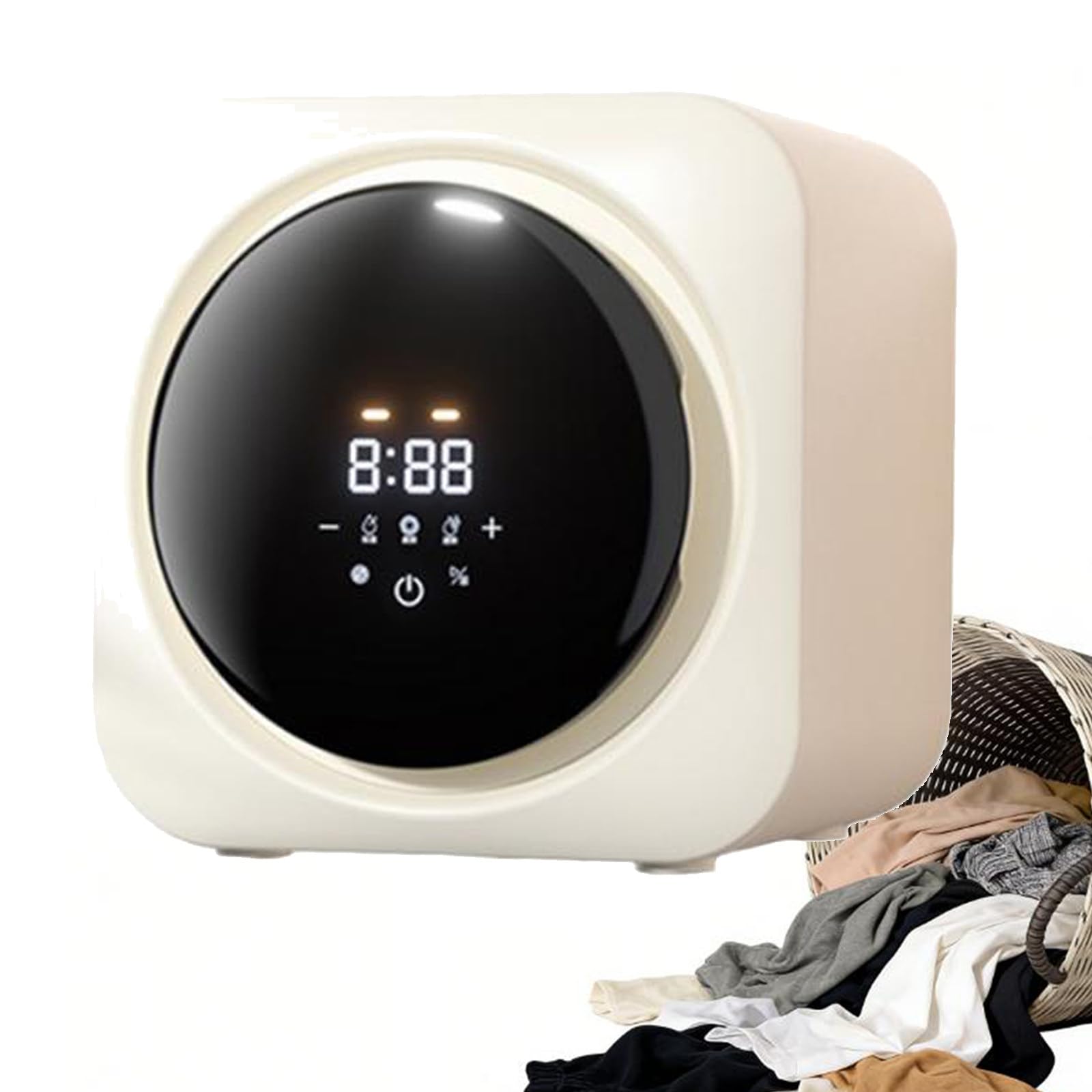 Lavadora Portátil - Lavadora Portátil Totalmente Automática con Función De Autolimpieza De Tambor - Mini Lavadora De Calcetines De 3,5 L - Secadora De Ropa Pequeña De Pared Wallhanging — view 9