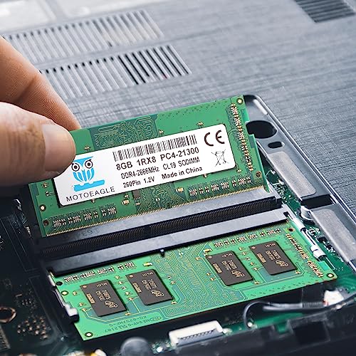 Image of 8GB 1RX8 DDR4 2666MHz PC4-21300 (PC4-2666V) CL19 SODIMM 1.2V 260-Pin Non-ECC SO-DIMM Laptop Notebook RAM Memory Module