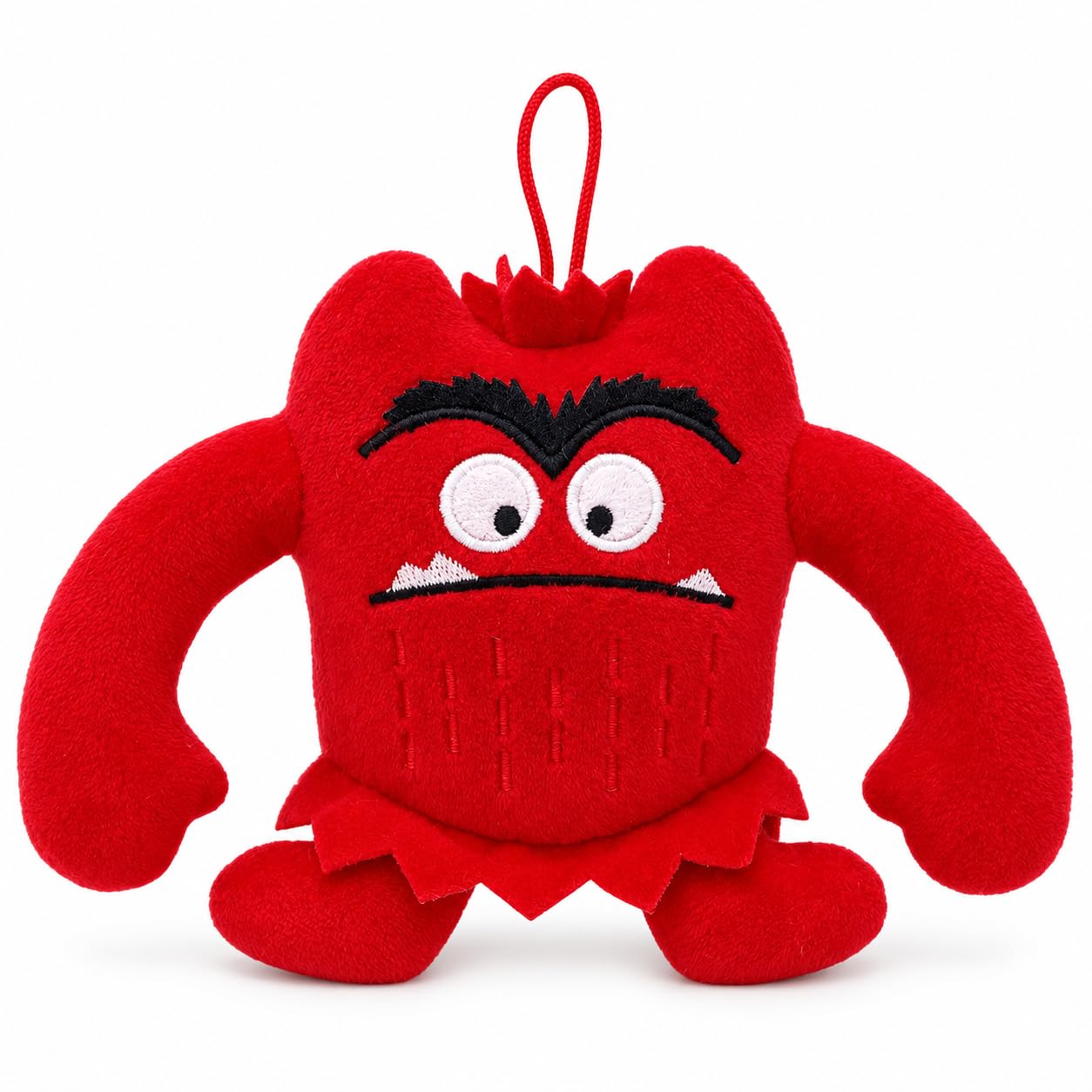 Emotion Monster Plush Soft Toy, Mutil-Colourful 13 cm Mood Doll (Red)