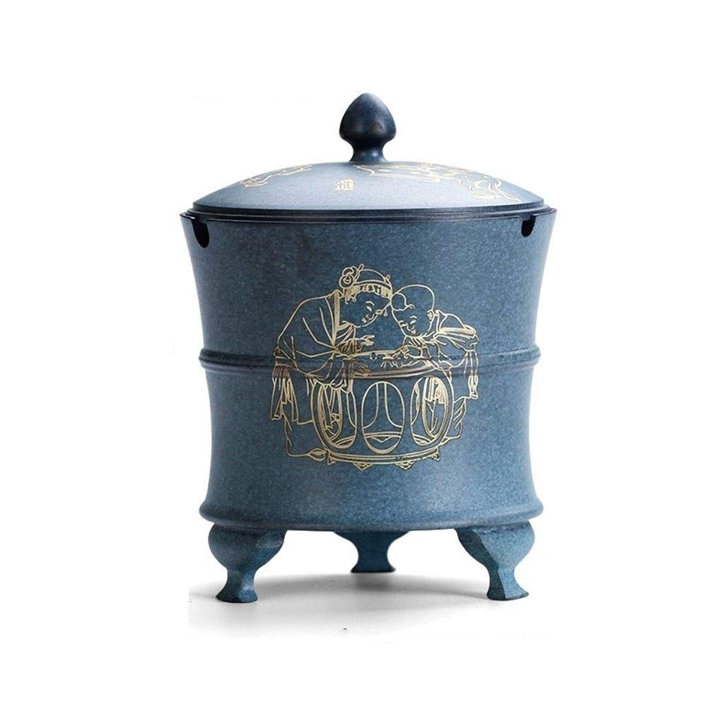 Cendrier de bureau en cuivre pur grand format vintage pour salon et hôtel