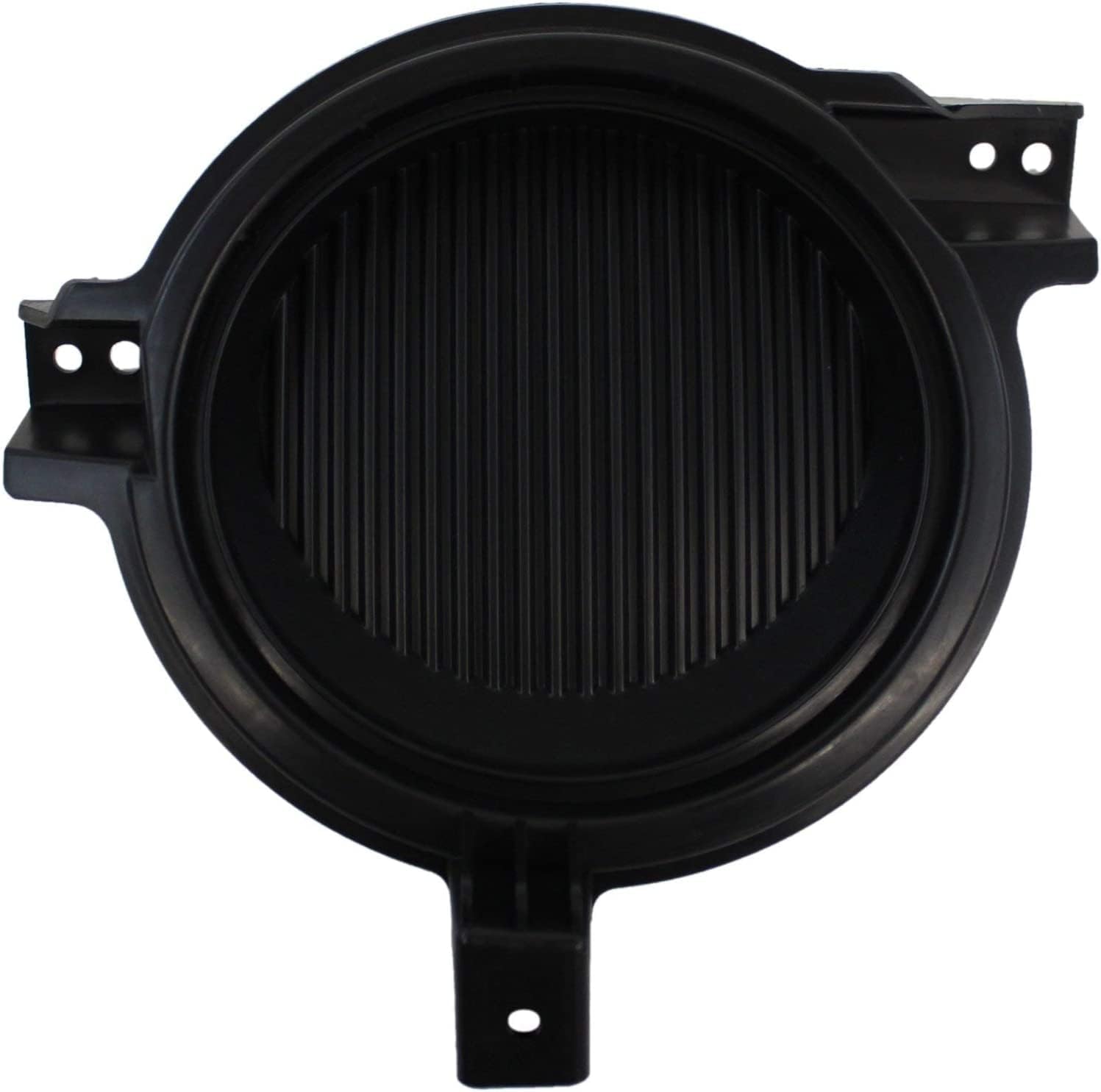 DAT AUTO PARTS Front Right Passenger Side Fog Light Bumper Cover Lamp Hole Bezel Trim Grille Molding Insert Replacement For 2012-2013 Kia Soul Black Textured Plastic KI1039162 865162K500