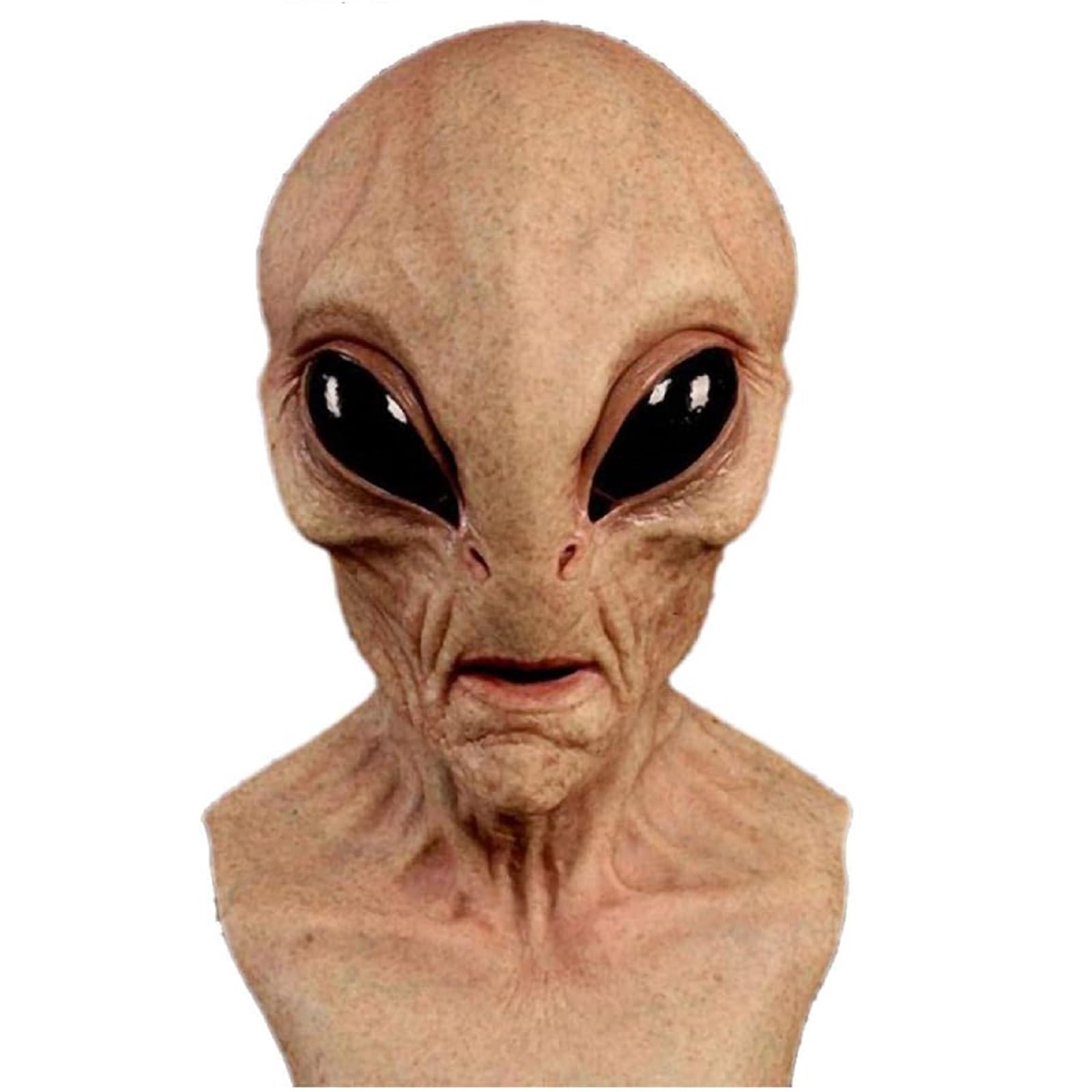 GPAHRRDNIJ Realistic Mask Alien Mask Halloween Head Masks Deluxe Novelty Dress for Halloween Carnival Costume Party (B1)