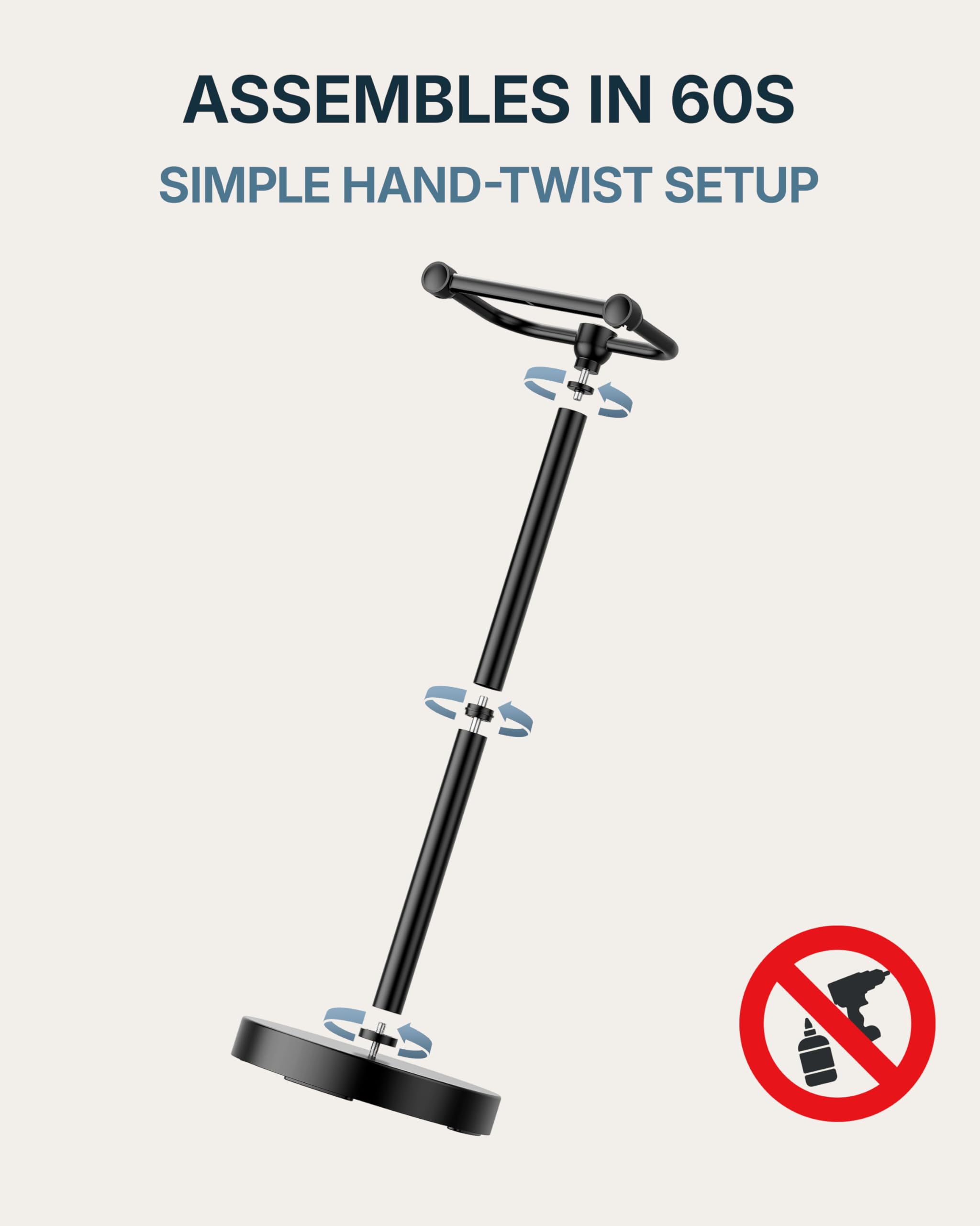 RARXTR Toilet Paper Holder Stand, Modern Bathroom Free Standing Toilet Paper Roll Holder, Stainless Steel Tissue Rack, Rust-Proof & Heavy Stable Base (Matte Black) — Amazon image 8