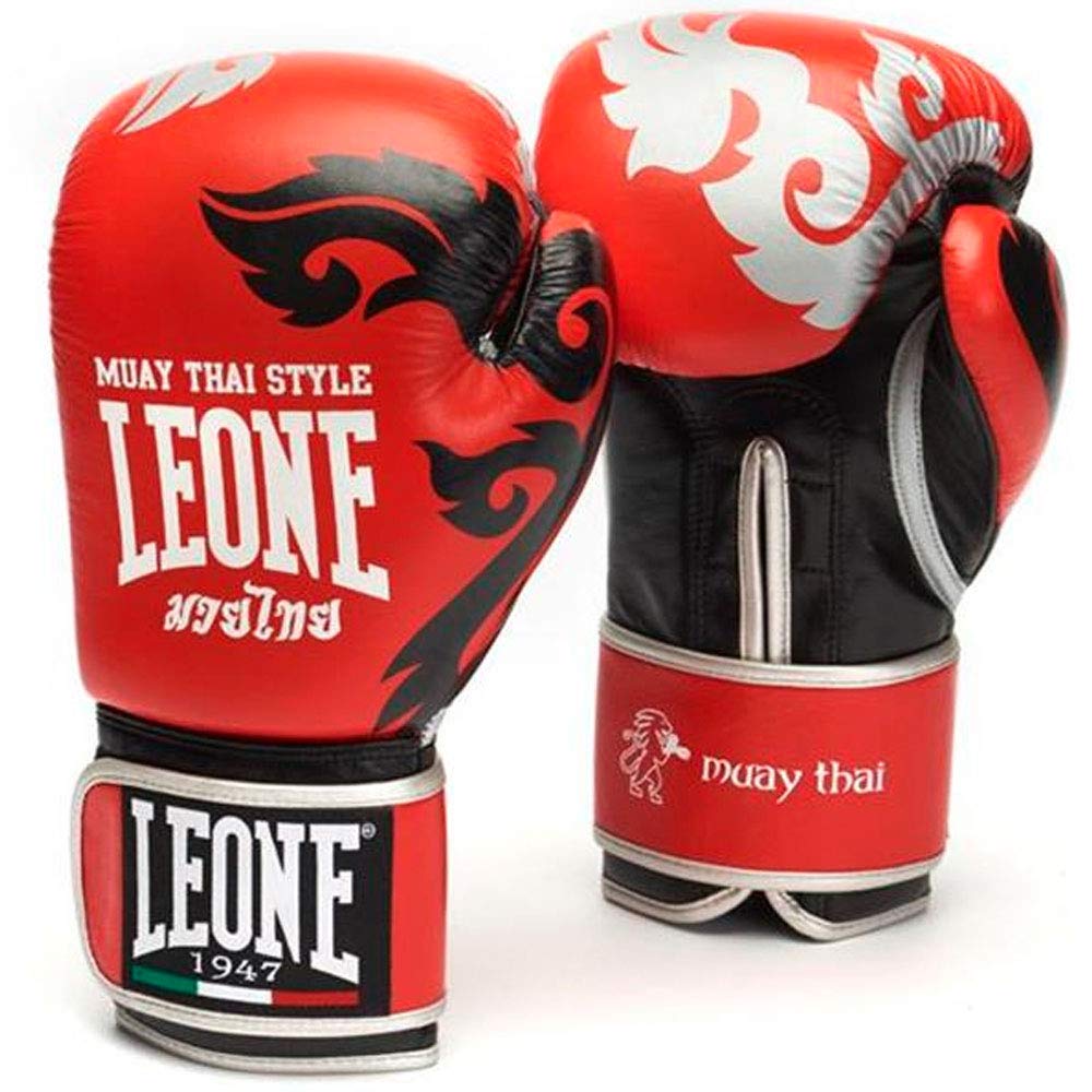 LEONE 1947 MUAY THAI Unisex Gloves, Adult, Red, 16oz โ image 1