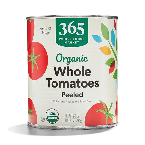 365 by Whole Foods Market Tomates enteros pelados orgánicos 28 onzas