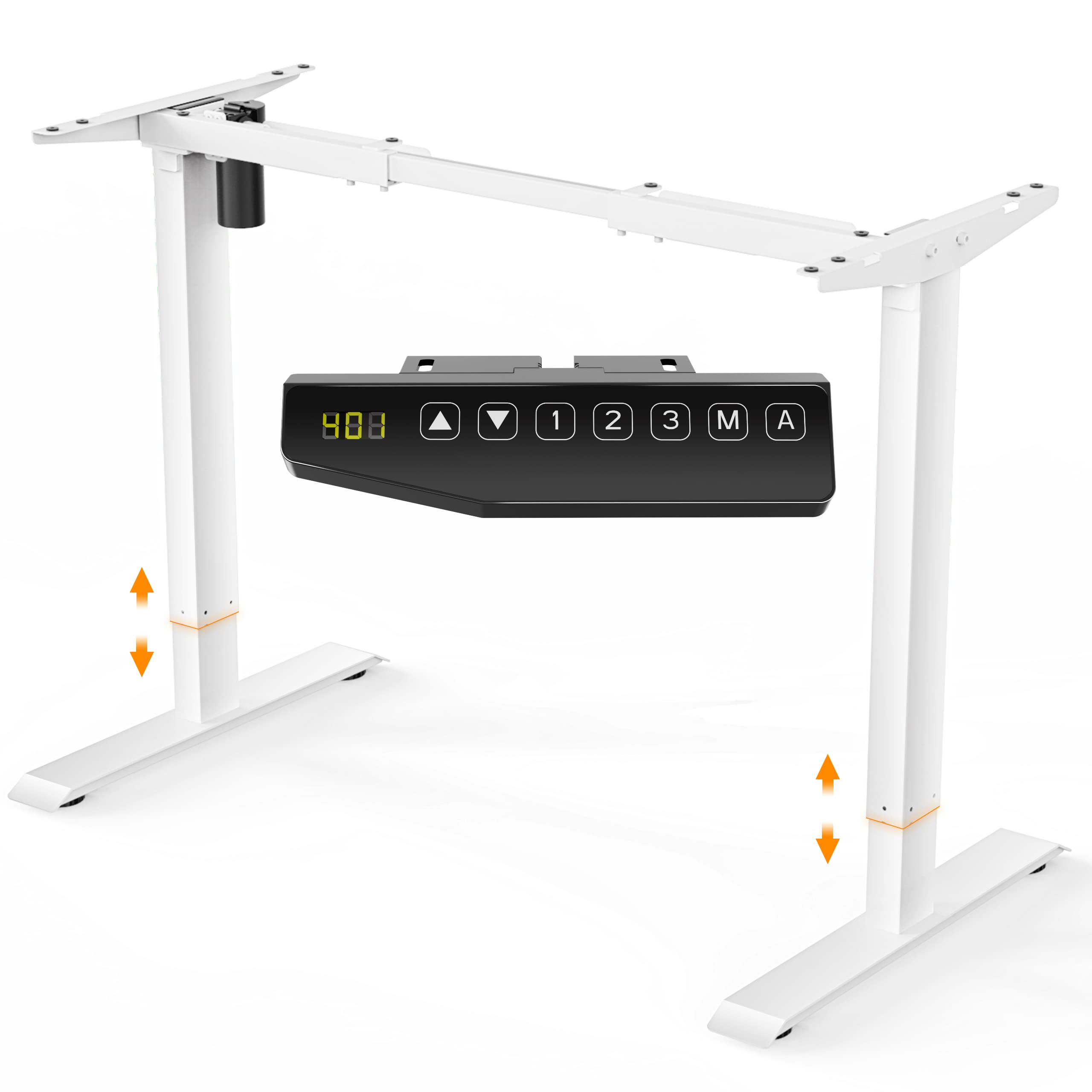 Buy Height Adjustable Electric Standing Desk, Sit Stand Desk Frame Two