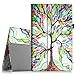 Fintie Folio Case for Fire HD 10 (Previous Generation - 5th) - Slim Fit Premium Vegan Leather Stand Cover with Auto Wake/Sleep for Amazon Fire HD 10.1" Tablet 2015 Release, Love Tree