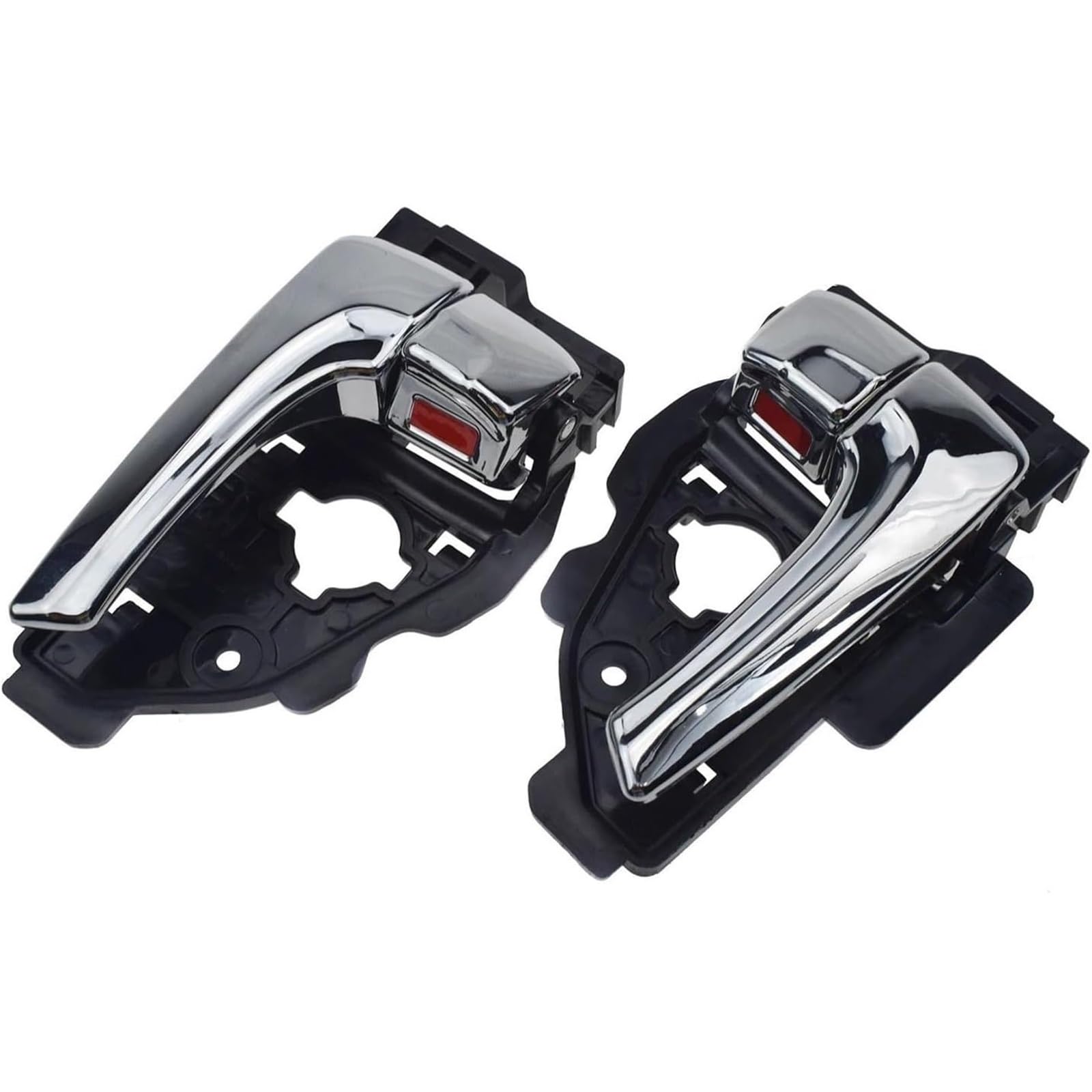 Zynther Inside Door Latch Handle Interior Door Handle for Hyundai for Tucson IX35 2010-2015 for Chrome Left Right Car Inside(LH RH 2PCS)
