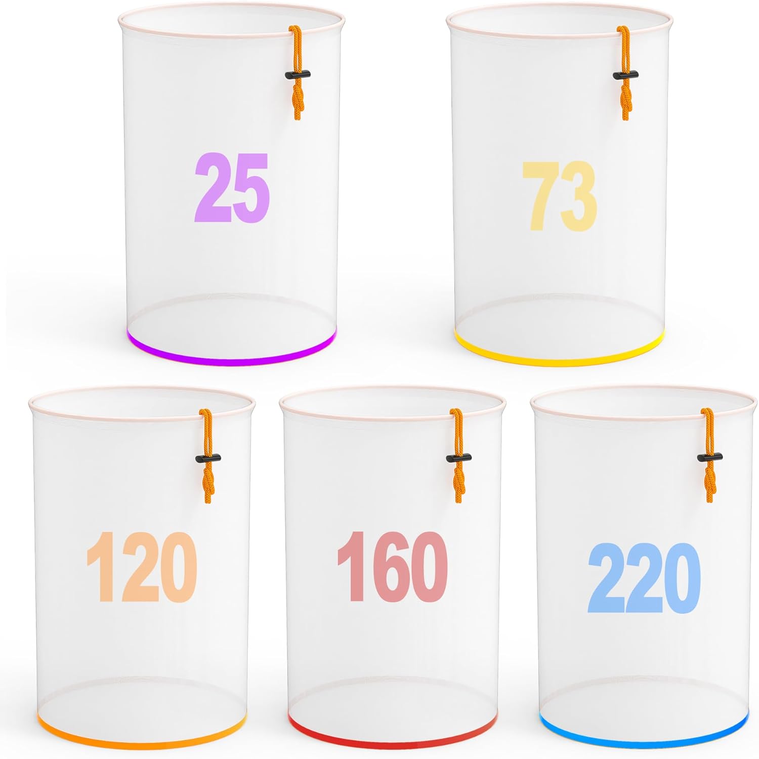 5-Gallon All-Mesh Strainer Bags 5-Pack Kit with 1 Premium Pressing Screen