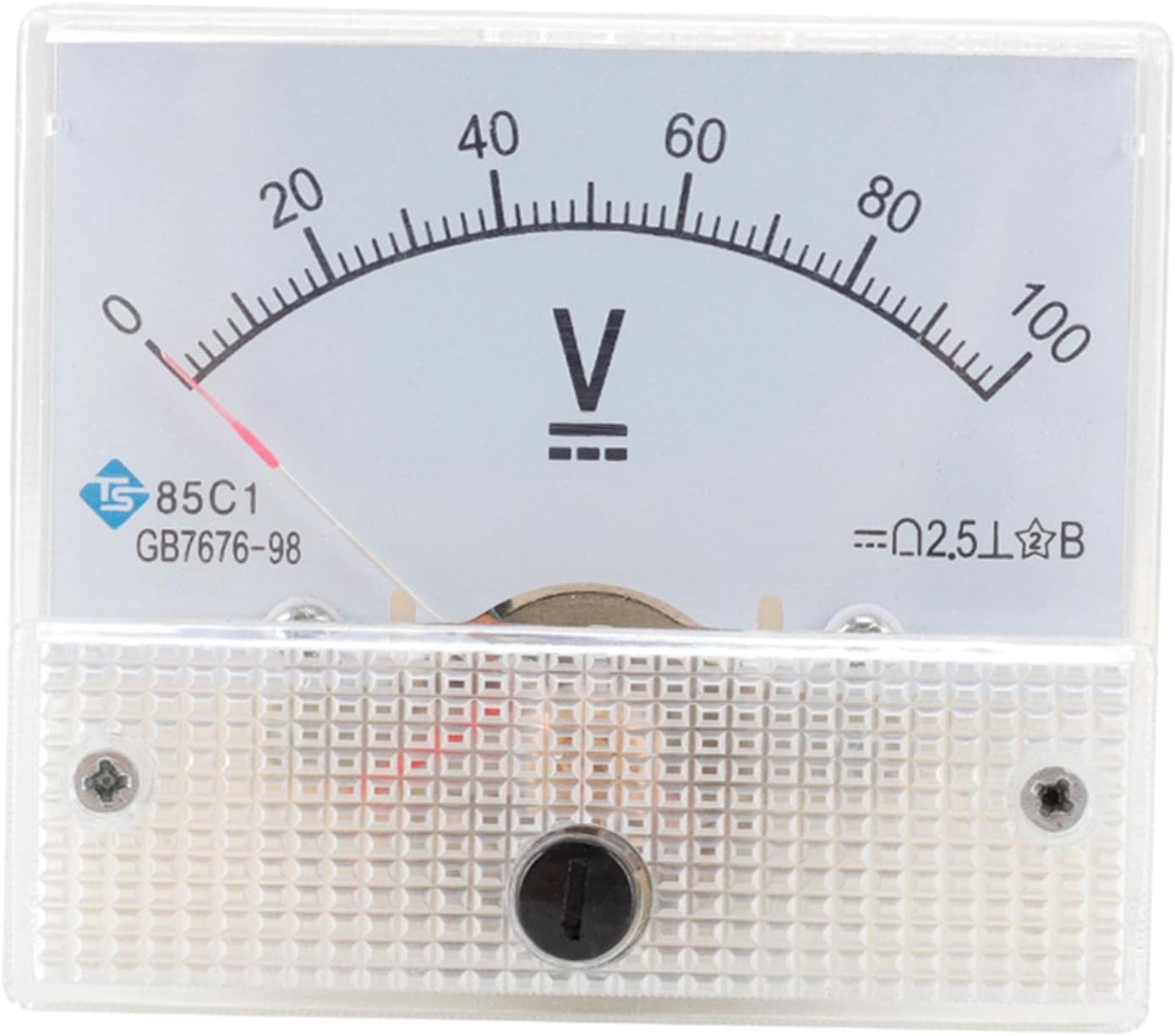 85C1 Analog Panel Meter Voltmeter DC Volt Voltage Meter Gauge DC 0-100V