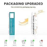 Vista 6 de HTVRONT - Vinilo blanco permanente, hojas de vinilo adhesivo mate de 12 pulgadas x 50 pies, compatibles con la máquina de corte Cricut, Silhouette