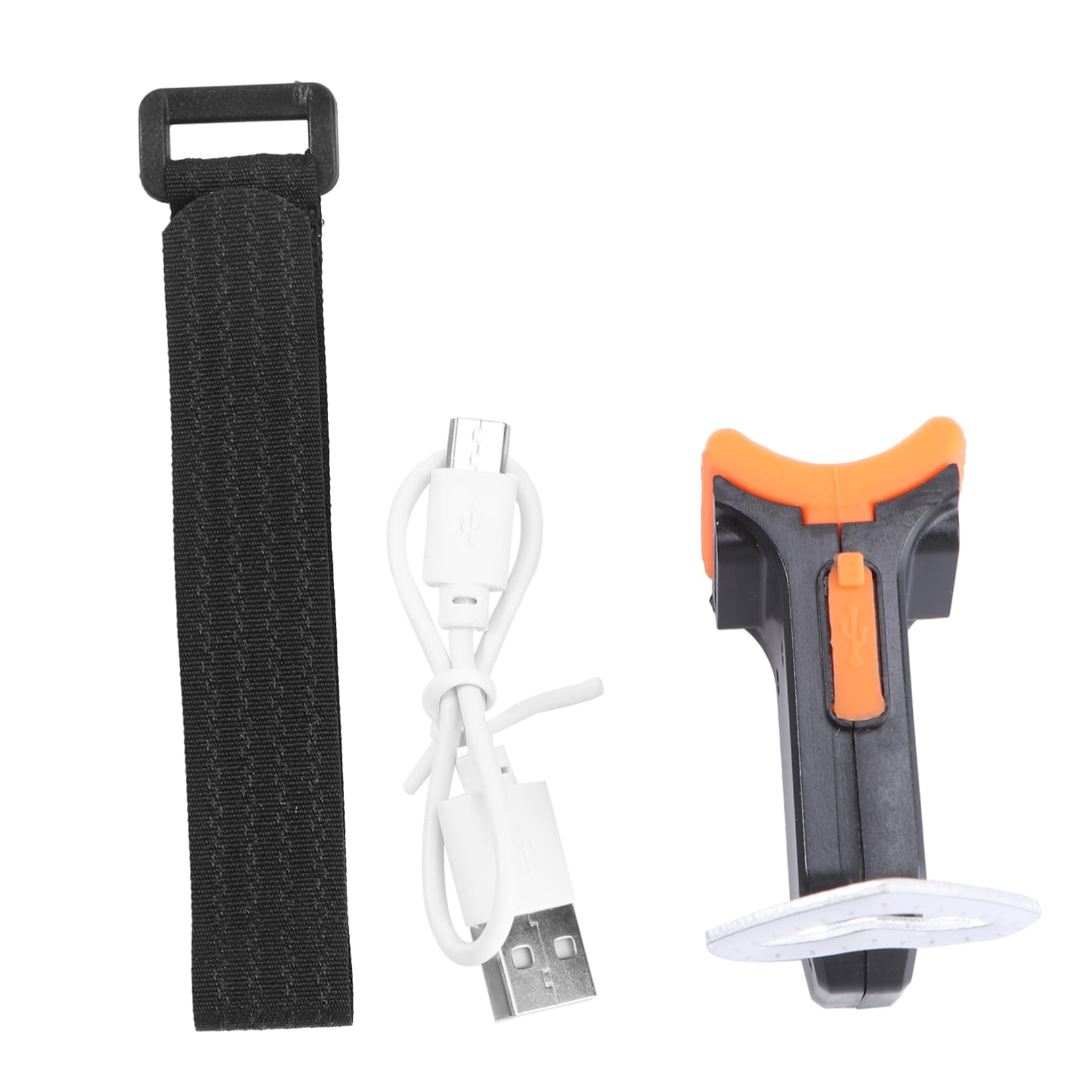 ARTSEWPLY 1Pc USB Charging Bike Tail Light LED Light with Multiple Modes for Cycling Jogging and Compact Design with Random Button Color