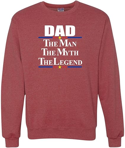 Wild Bobby Dad The Man Myth Legend Funny Gift Idea Father's Day Unisex Crewneck Sweatshirt