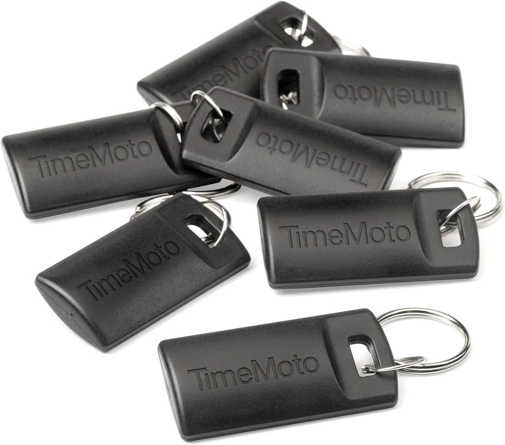 RF—110 RFID Key Fobs, Set of 25, Compatible with TimeMoto Employee Time Clocks, Compact, Lightweight, 125 kHz Frequency, 7cm Detection Distance
