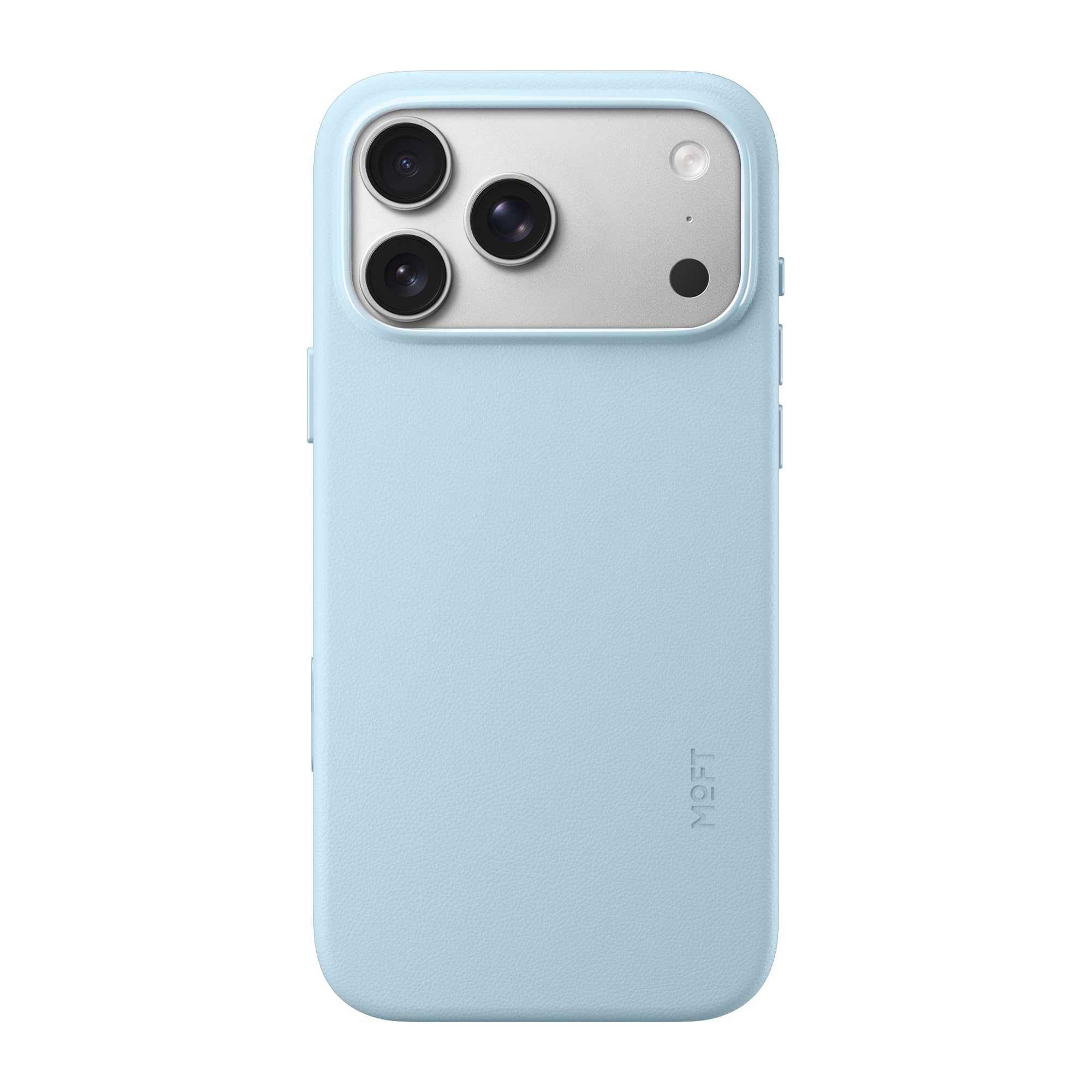 MOFT für iPhone 17 Pro Max Hülle, MOVAS Vegane Ledertasche Magnetische Hülle, Weicher Anschlag, Farberhaltung, Fleckenresistent, Leicht zu Reinigen, Soothing Mist