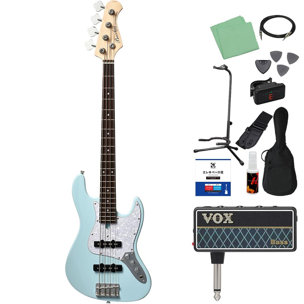 Amazon | Bacchus WJB-Mini PLT-SOB ベース 初心者12点セット 【amPlug