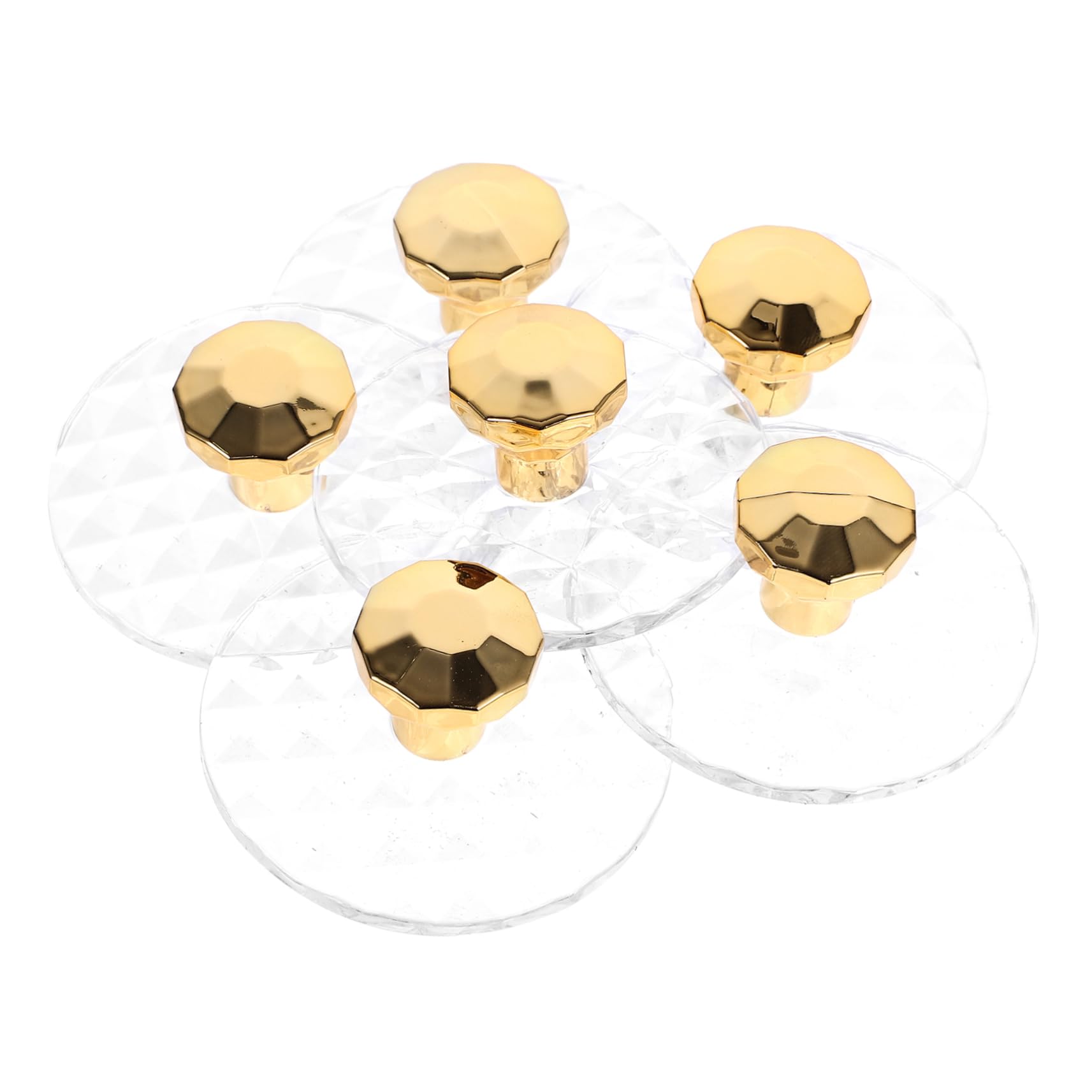STOBAZA Ganchos Adhesivos Para Pared Con Diseño De Colgadores Transparentes Para Joyería Multiusos Para Colgar Collares Ropa Y Accesorios Paquete De Decoración 6 Piezas X 4
