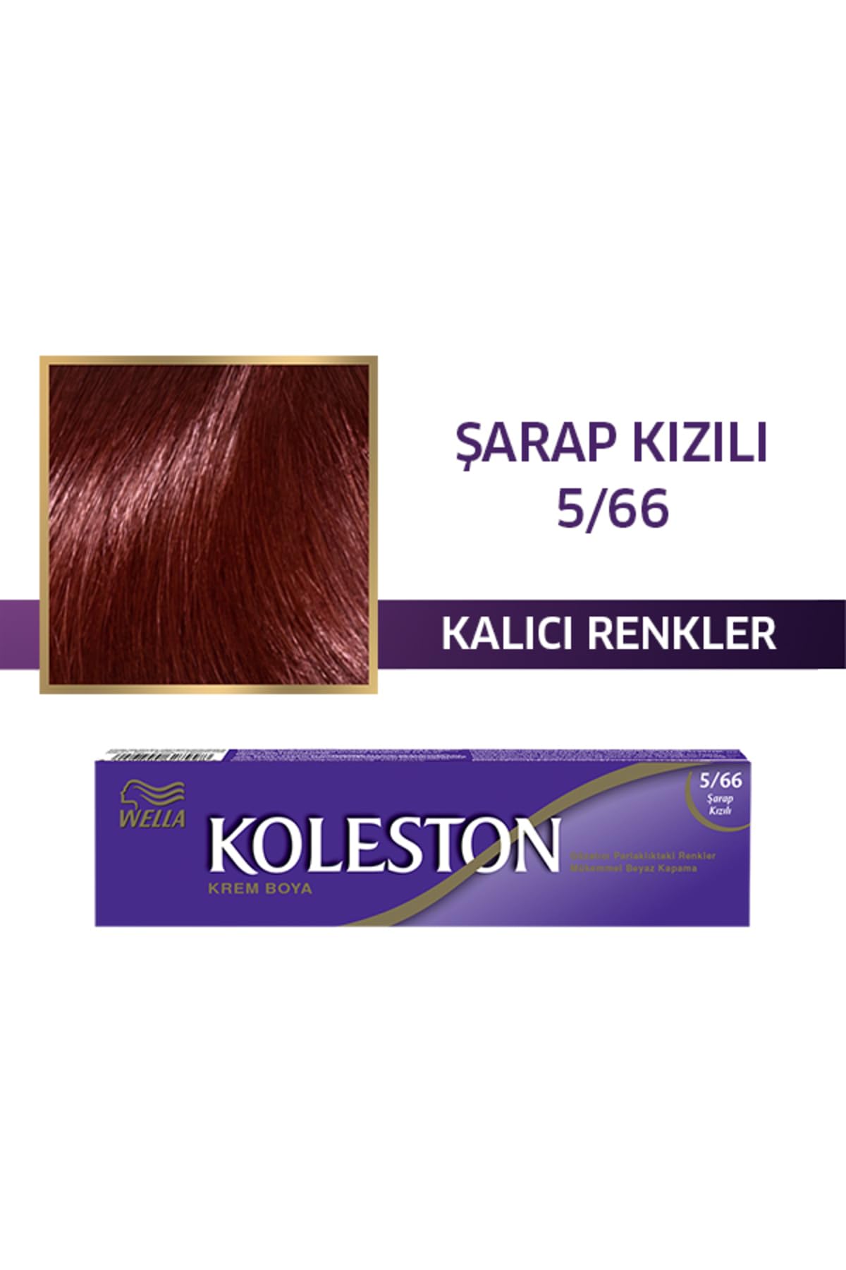 Koleston Sıngle Tüp Boya 5/66 Sarap Kızılı