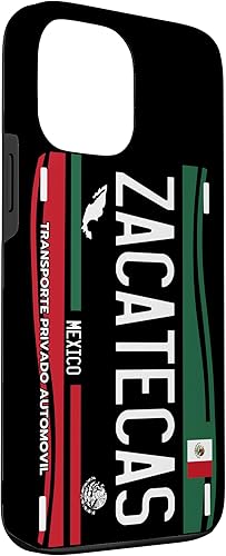 Miniatura 3 de Placa de matrícula Zacatecas para iPhone 13 Pro Max, Zacatecas México, funda Zacatecas