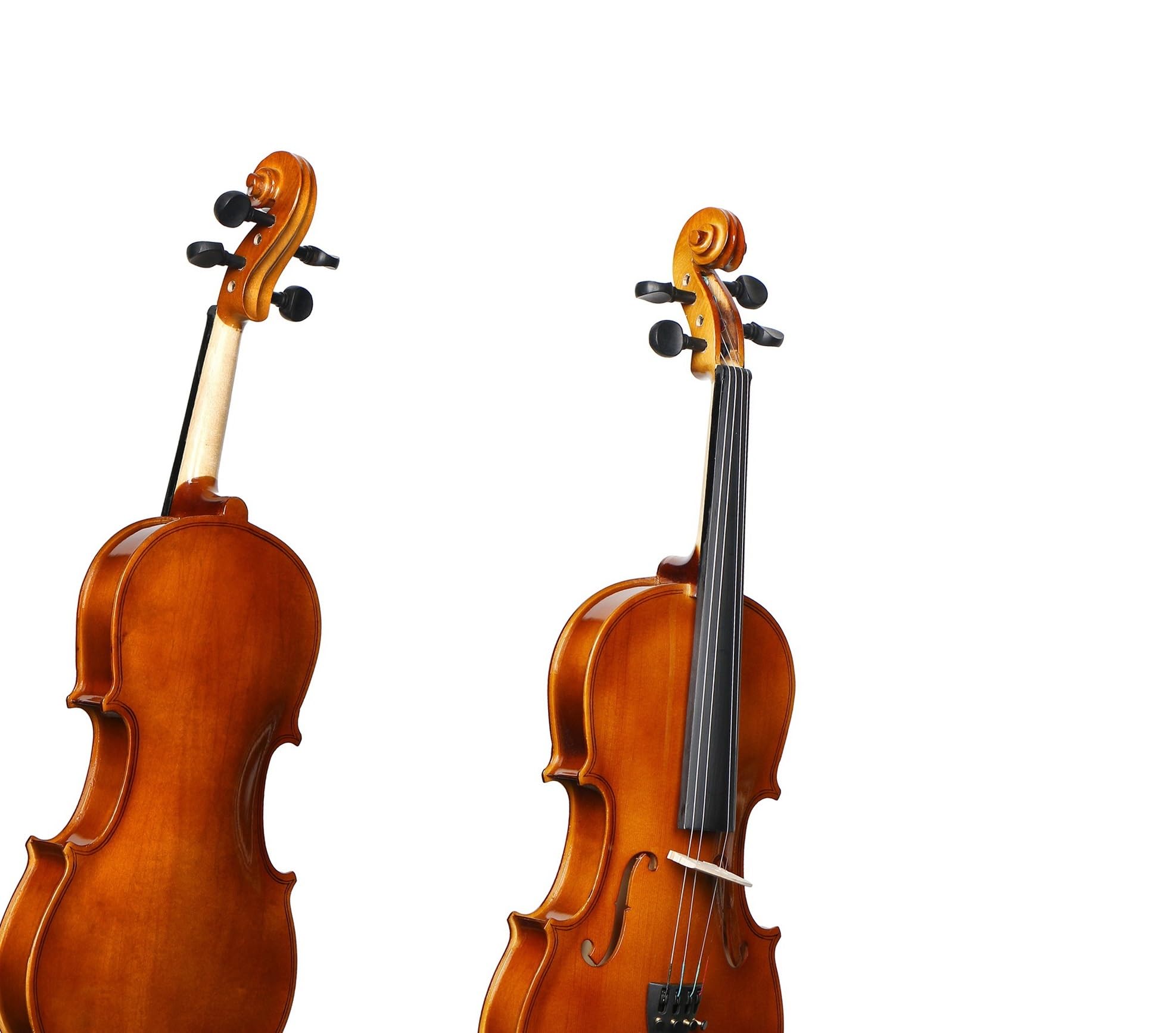 Violine Fichtenvioline Violine Anfänger Linde Saitenhalter 1/4 1/2 3/4 4/4(4/4)