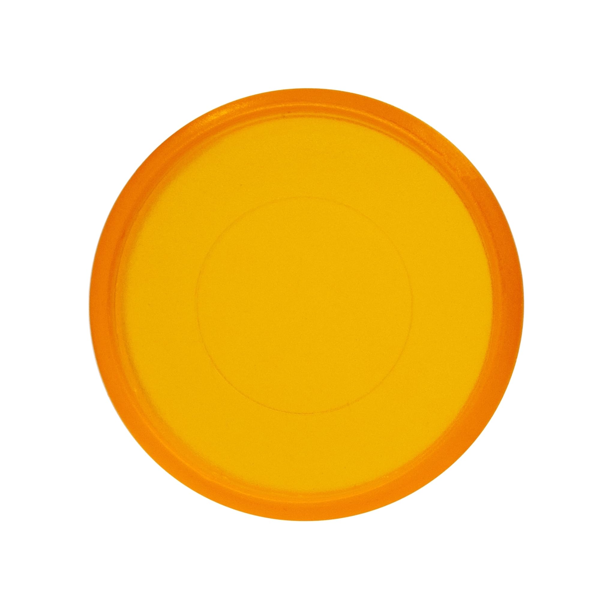 ITSYHPRO 33 Pcs Loose Leaf Discbound Discs (Clear Orange, 28mm/1.1'')