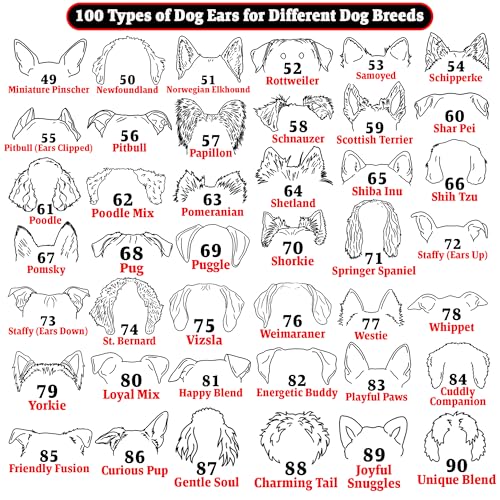 Custom Dog Sweatshirt – Personalized Dog Ears - Add Any Text – Pet Lover Gift - Dogs Mom Dad Shirt for Pets Owners - Custom Pet Sweatshirt for Him & Her4