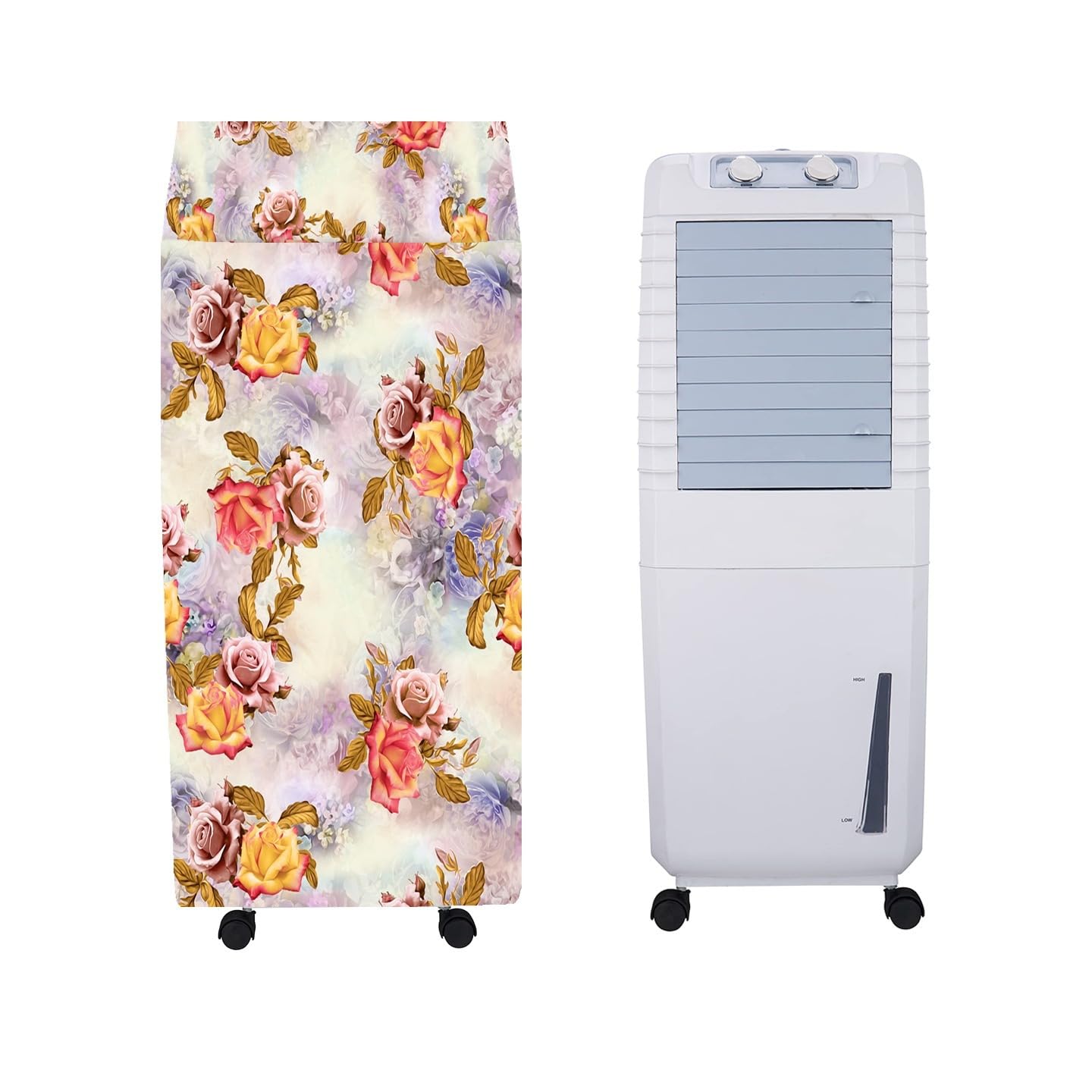 JMT Cooler Cover for USHA Cool Boy Mini 18 Litres Personal Air Cooler - Waterproof & Dustproof - Multicolor - PVC - Printed Non Woven Fabric-image-5