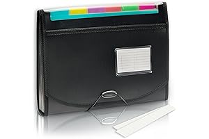 H4D Accordion File Organizer with 13 Expanding Pockets
