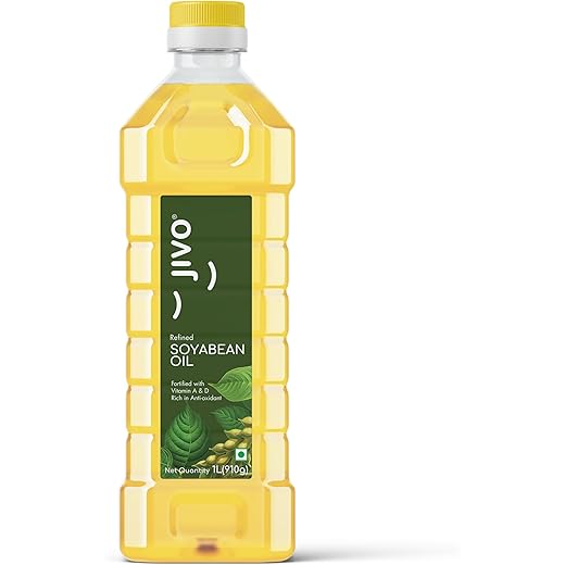 JIVO Cooking Edible Soyabean Oil 1 Ltr (Pack of 1)