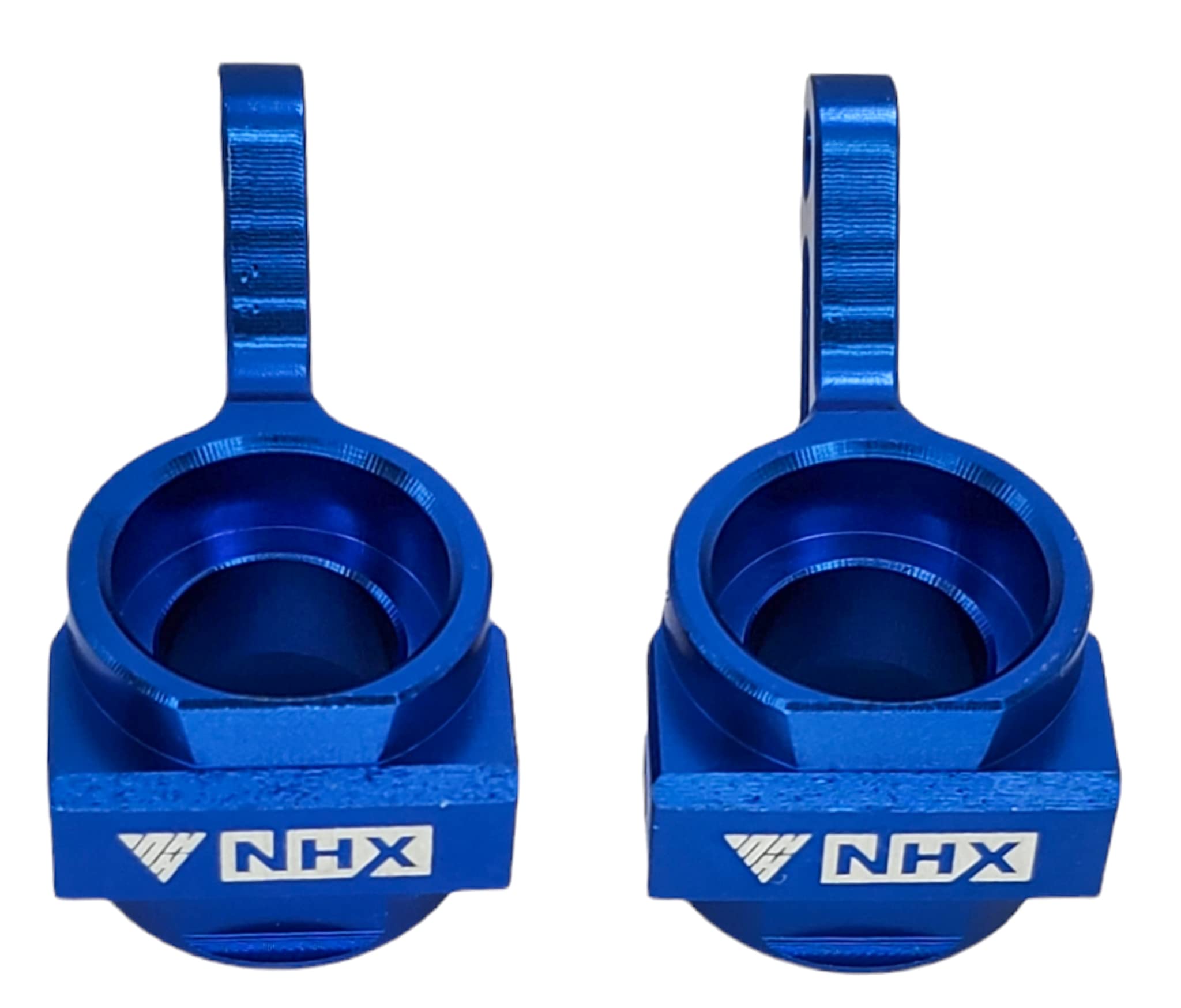 NHX RC Alum Front Steering Knuckles w/Bearings -Blue:1/10 2WD Slash/Stampede/Rustler/Bandit