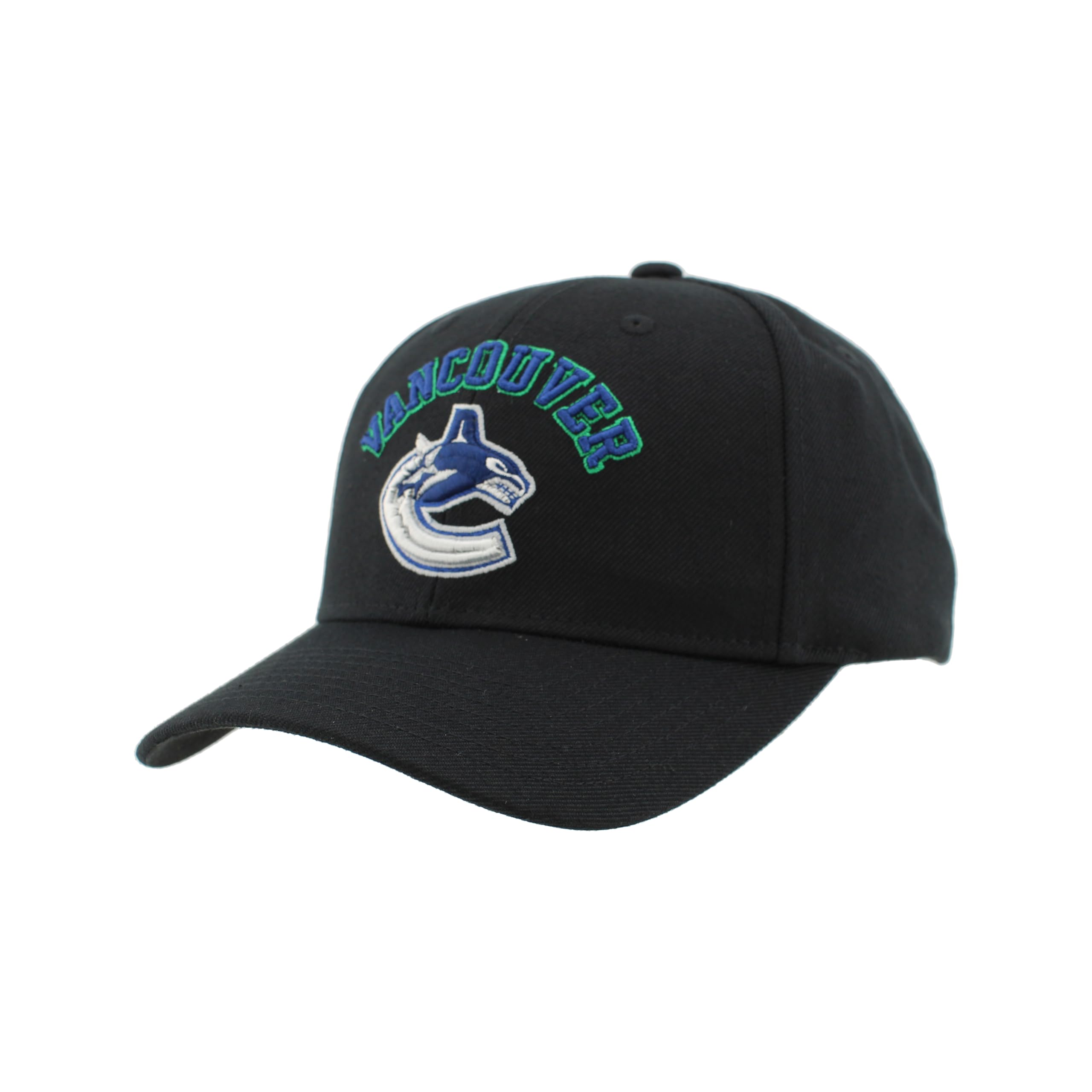 ZHATS Unisex's NHL Officially Licensed Hat Competitor Black Baseball Cap, One Size